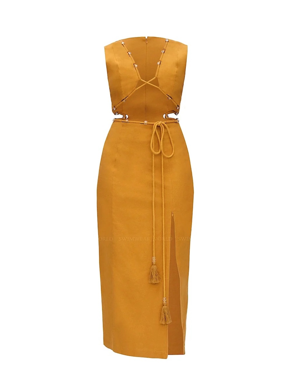 NWT ✨ Andrea Iyamah ‘Vela Cut Out Midi Dress Size Small Resortwear $430